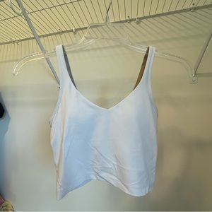 white lululemon align tank